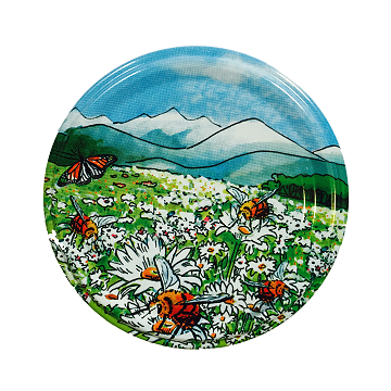 Capsules métalliques pasteurisables TO82 - montagne - lot de 25