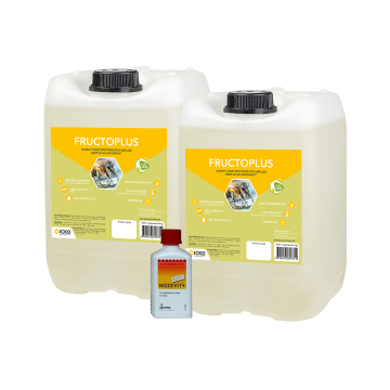 Pack nourrissement & santé abeilles - 2 Fructoplus 14kg + Nozevit+ 50ml