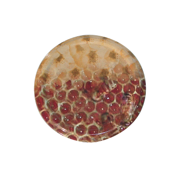 Capsules métalliques pasteurisables TO63 - miel alvéoles - lot de 50