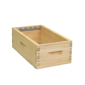 Haussette dadant 5 cadres en pin maritime, assemblage à tenons - gamme ruchéco +