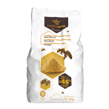 Megabee véto-pharma - substitut de pollen protéiné - sac 20kg