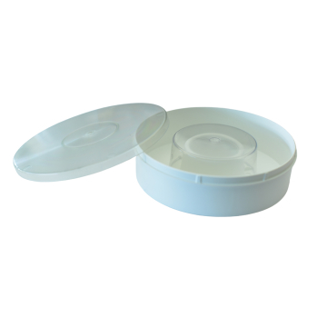 Nourrisseur sur couvre-cadres en plastique rond - contenance 0,5 L