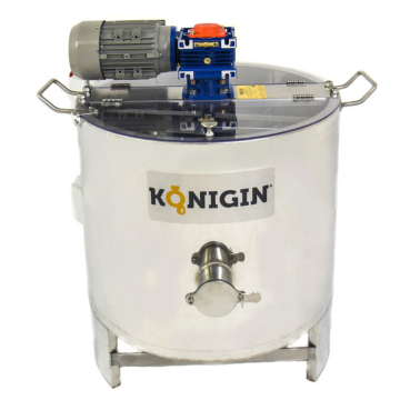 Mélangeur à miel chauffant königin 50l - double paroi inox programmable