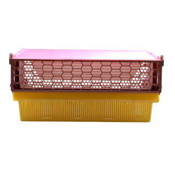 Trappe à pollen en plastique avec protection anti-frelons amovible