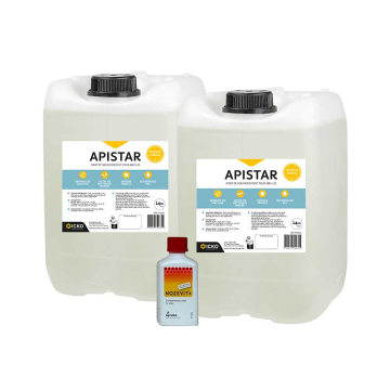 Pack nourrissement & santé abeilles : 2 Apistar nouvelle formules 14g et Nozevit + 50 ml