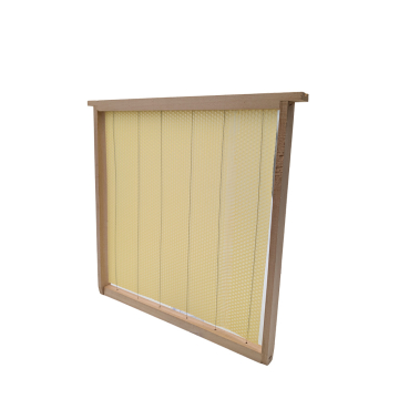 Lot de 10 cadres droits garnis de cire sélectionnée PREMIUM - corps Voirnot