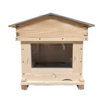 Ruche montagne vitrée Dadant 10 cadres (avec nourrisseur)