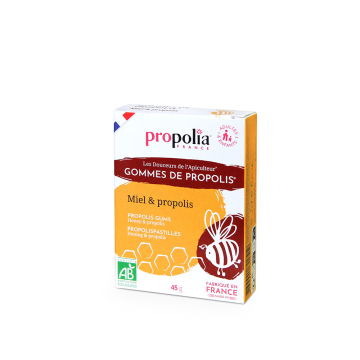 Gommes propolis et miel bio - propolia® - 45 g