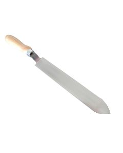 Couteau à désoperculer en inox lame courbée - made in France