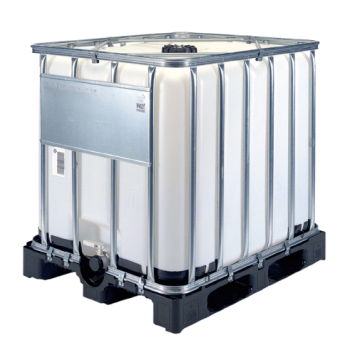 Cuve 1000L reconditionnée – poche neuve et palette plastique, économique