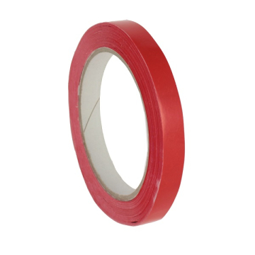 Rouleau adhésif rouge polypropylène pour scelleuse sachets