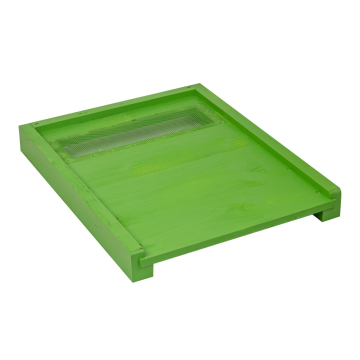 Plateau de ruche ruchéco 10 cadres vert avec aération arrière