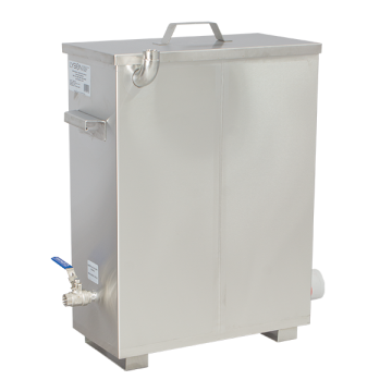 Cuve de fonte pour cire en inox - 33l