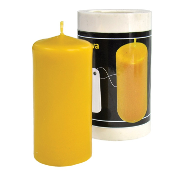 Moule à bougie cierge lisse en silicone - petit modèle 90mm