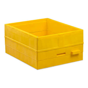 Corps de ruche langstroth en plastique isolé avec bandes lisses