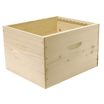 Corps de ruche Dadant 10 cadres mi-bois avec crémaillères - Made In France