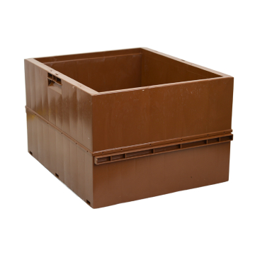 Corps de ruche Dadant 10 cadres en plastique avec bandes lisses - Nicot