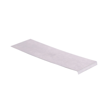 Plaque de fermeture en tôle galvanisée pour ruchette dadant 6 cadres polystyrène