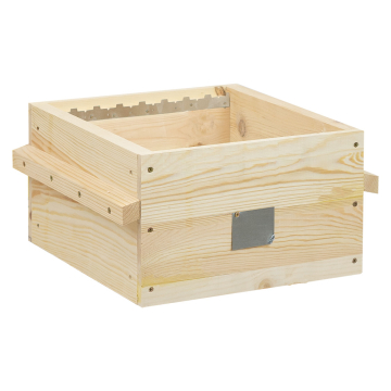 Corps mi-bois en kit (avec crémaillères) pour ruche Warré - Ruchéco