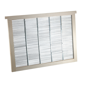 Grille à reine partition pour corps de ruche Dadant