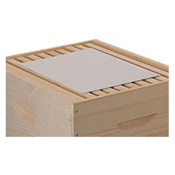 Plaque de protection inter-éléments pour ruche