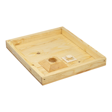 Nourrisseur couvre-cadres cheminée bois paraffiné dadant 10 cadres ruchéco 5,5kg