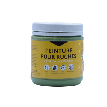 Peinture pour ruche aux huiles végétales 1 L vert kaki - ICKO