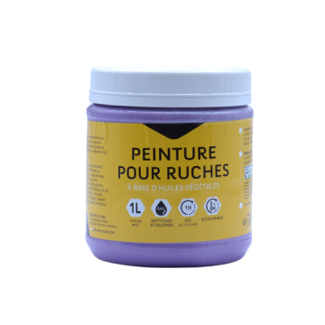 Peinture pour ruche aux huiles végétales violette 1 L - ICKO