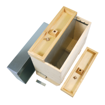 Ruchette 6 cadres Langstroth 2 compartiments