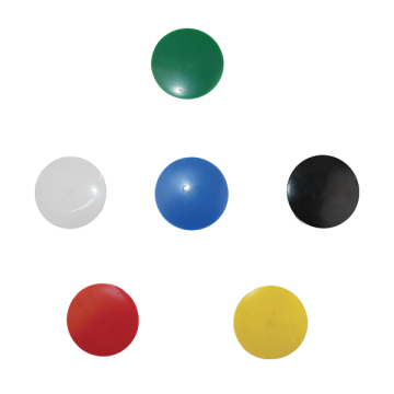 Aimants de couleurs pour toit de ruche - lot de 6