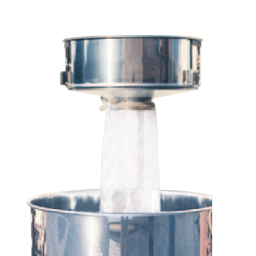 Filtre à miel en aluminium avec chaussette pour maturateur 50/100 kg