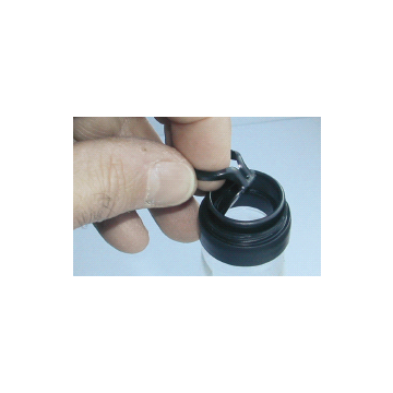 Capsule verplast noire avec verseur - sachet de 10