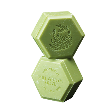 Savon au miel Thym et huile d'olive Bio - parfum églantine - 100g