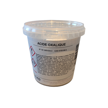 Acide oxalique poudre cristalline 500g - substance minérale naturelle