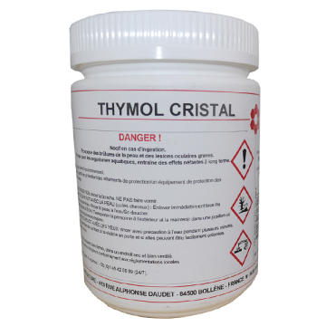 Thymol cristallisé naturel 500g - molécule apicole professionnelle