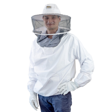 Vareuse apiculture avec chapeau zippé et gants intégrés - toile légère