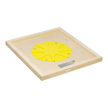 Couvre-cadres chasse-abeilles 8 sorties avec trappe - ruche dadant 10 cadres
