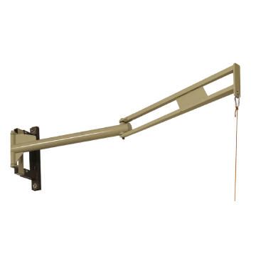 Potence murale électrique 220v avec pince inox pour manutention hausses