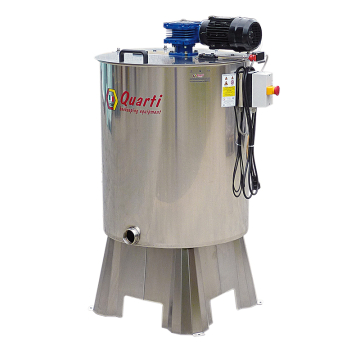 Mélangeur quarti simple cuve inox 300 kg - 215 litres