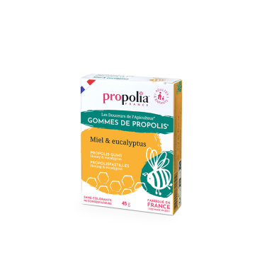 Gommes de propolis au miel et eucalyptus propolia - 45 g
