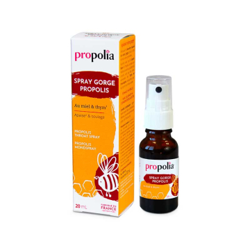 Spray buccal propolis, miel et thym 20 ml - Propolia