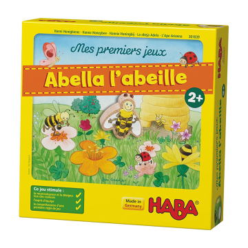 Jeu de société abella l'abeille haba - jeu coopératif dès 2 ans