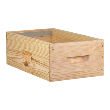 Haussette dadant 6 cadres mi-bois en pin maritime - bandes lisses