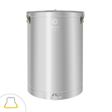 Maturateur miel inox icko 250 kg évacuation totale avec robinet