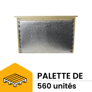 Partition en bois et aluminium pour corps de ruche Dadant - palette de 560