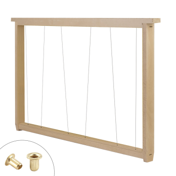 Palette 600 cadres droits fils verticaux Dadant corps avec œillets