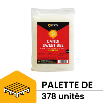 Candi sweet bee - palette de 378 plaques de 2 kg