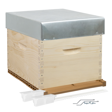 Ruche Dadant 10 cadres à tenons complète - ÉCO+ - palette de 16