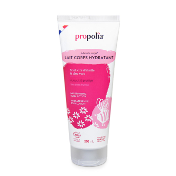 Lait hydratant bio pour le corps - Propolia - 200 ml - NOUVELLE FORMULE