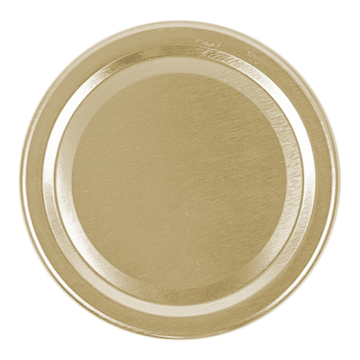 Capsules métalliques pasteurisables TO58 "jupe haute" - or - carton de 1050